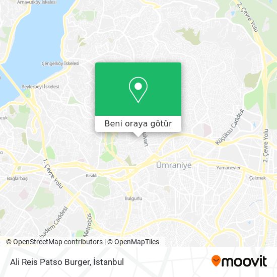 Ali Reis Patso Burger harita
