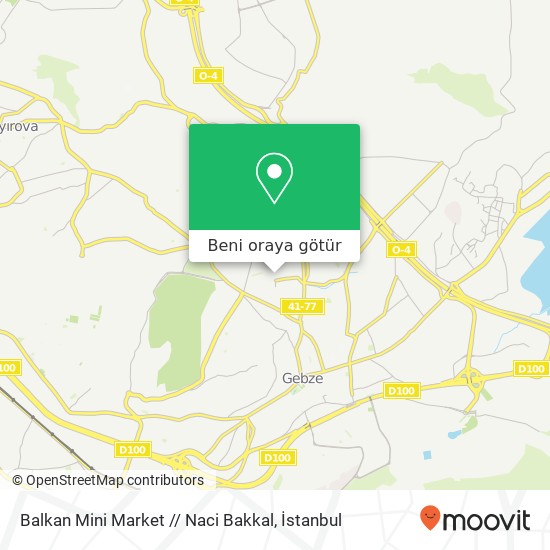 Balkan Mini Market // Naci Bakkal harita