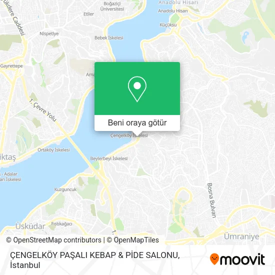 ÇENGELKÖY PAŞALI KEBAP & PİDE SALONU harita