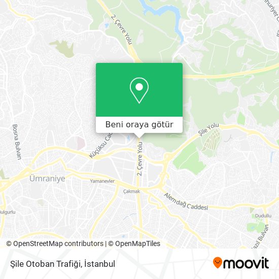 Şile Otoban Trafiği harita