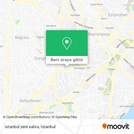 istanbul yeni sahra harita