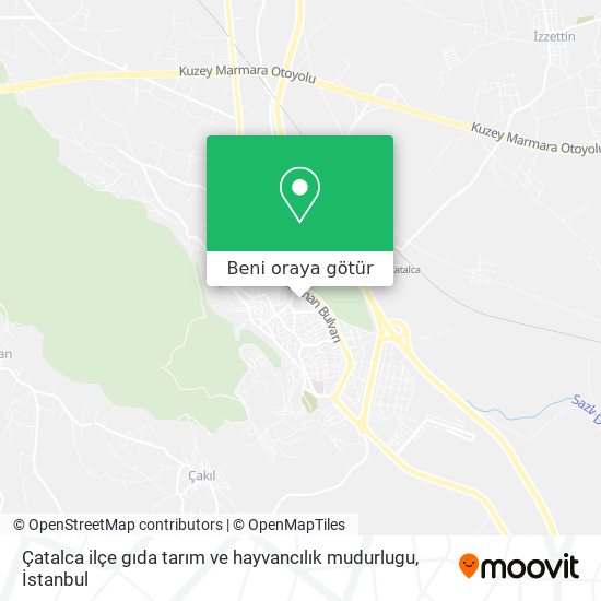 Çatalca ilçe gıda tarım ve hayvancılık mudurlugu harita