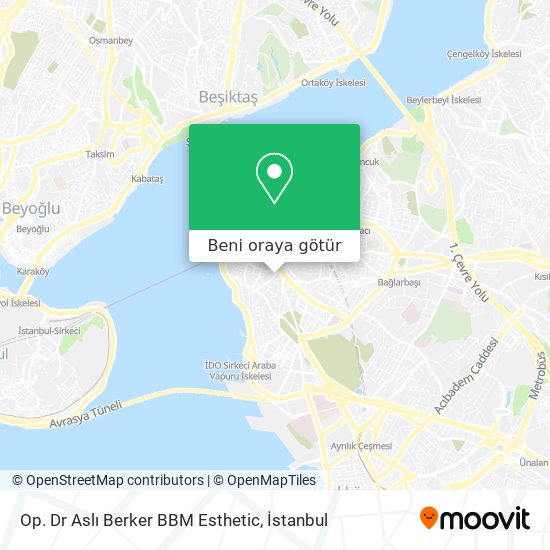 Op. Dr Aslı Berker BBM Esthetic harita