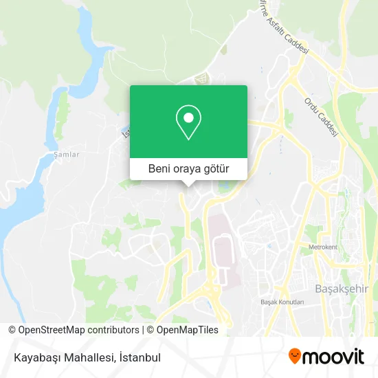 Kayabaşı Mahallesi harita