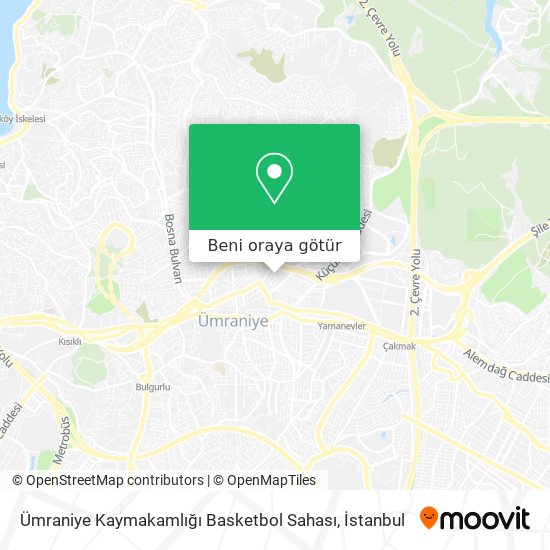 Ümraniye Kaymakamlığı Basketbol Sahası harita