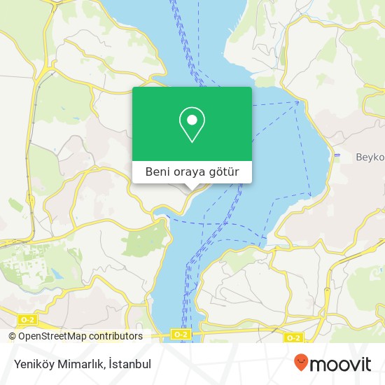 Yeniköy Mimarlık harita