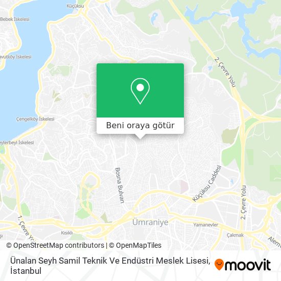 Ünalan Seyh Samil Teknik Ve Endüstri Meslek Lisesi harita