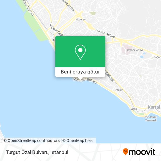 Turgut Özal Bulvarı. harita