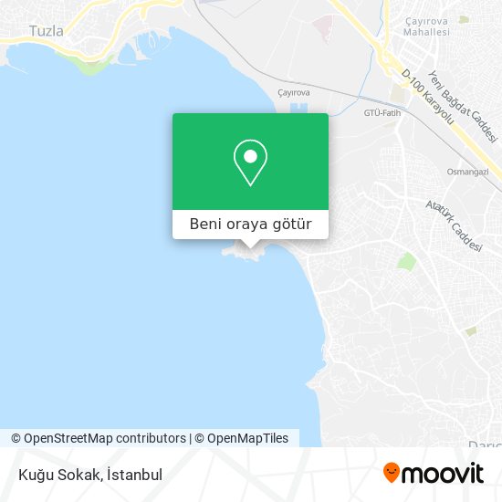 Kuğu Sokak harita