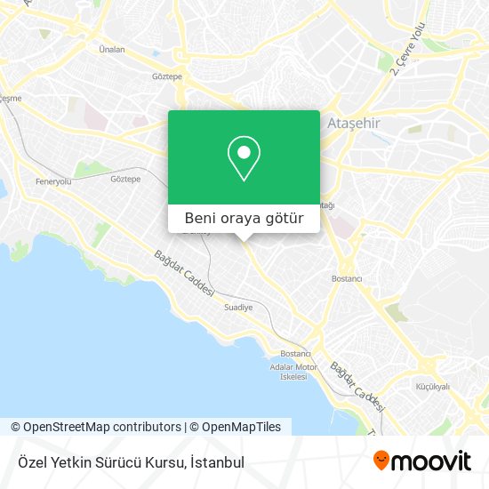 Özel Yetkin Sürücü Kursu harita