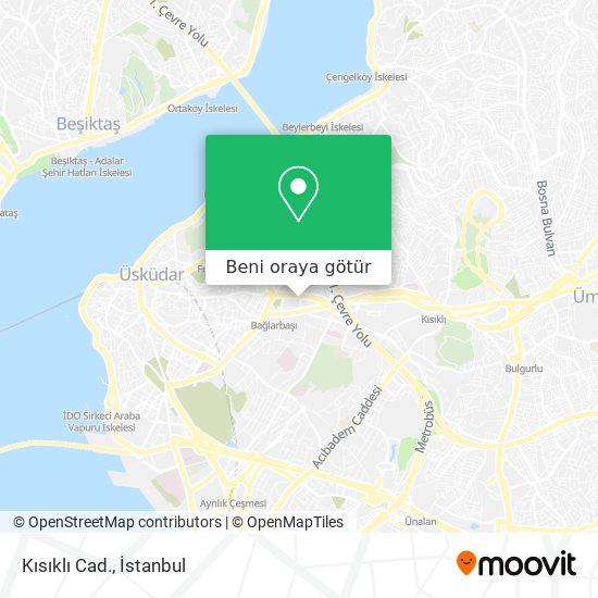 Kısıklı Cad. harita