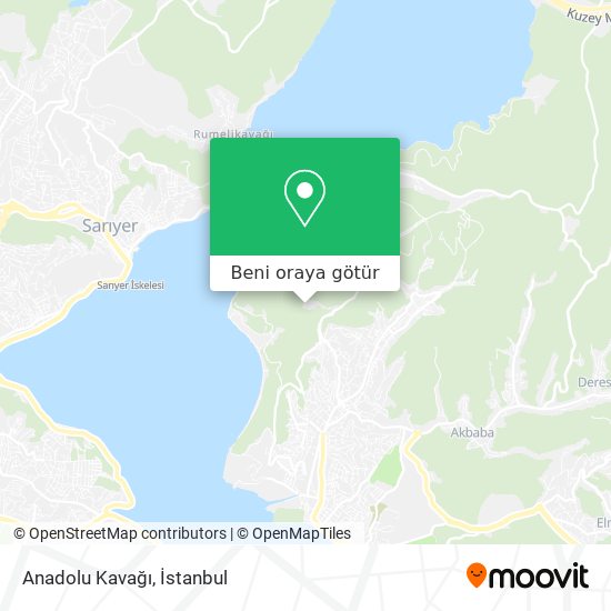 Anadolu Kavağı harita