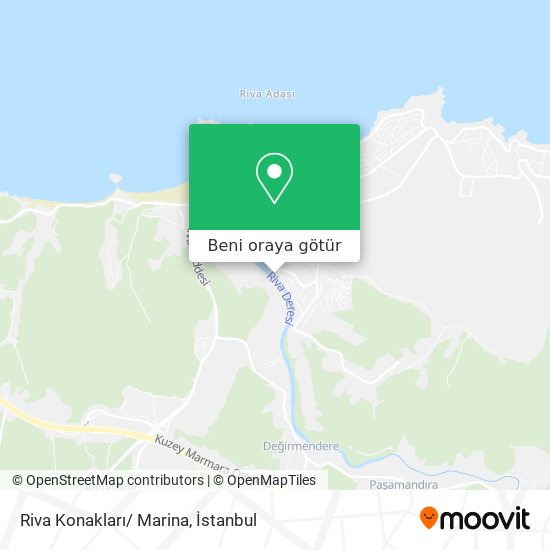 Riva Konakları/ Marina harita