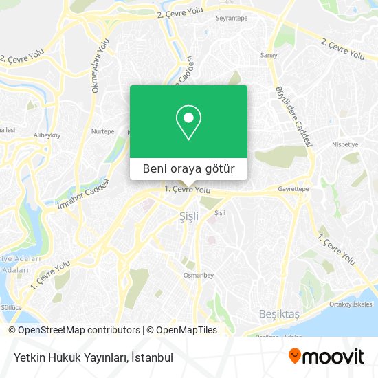 Yetkin Hukuk Yayınları harita
