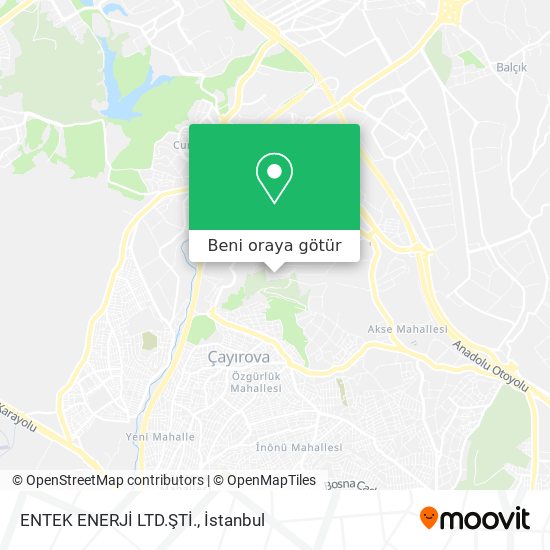ENTEK ENERJİ LTD.ŞTİ. harita
