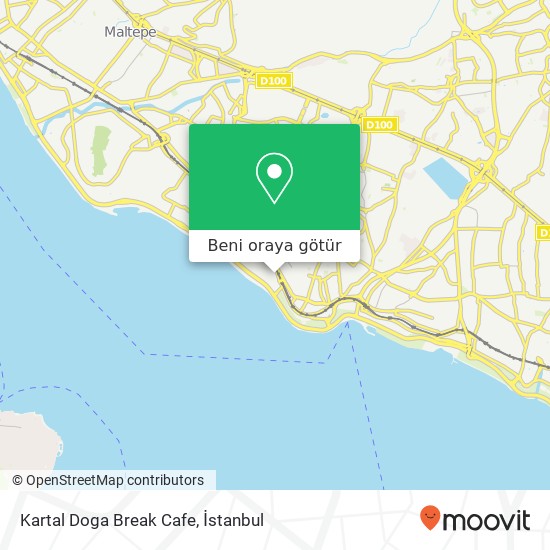 Kartal Doga Break Cafe harita