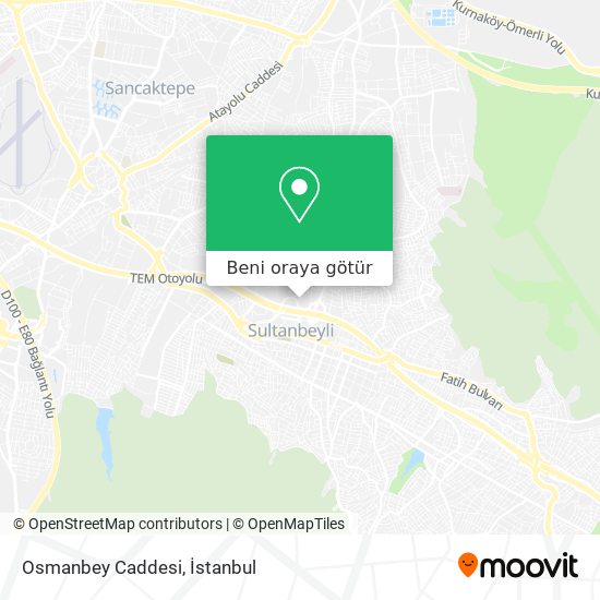 Osmanbey Caddesi harita