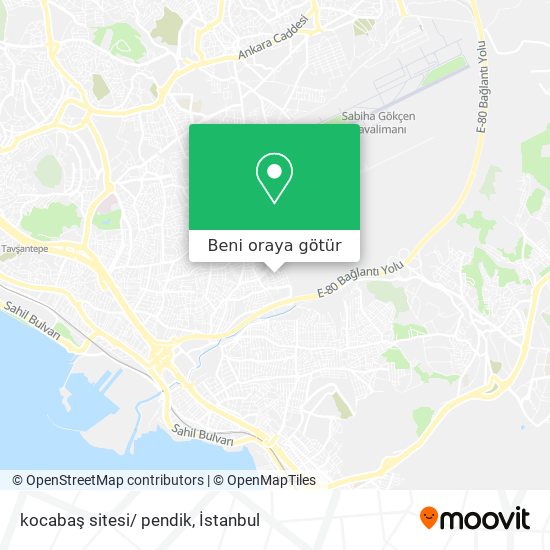 kocabaş sitesi/ pendik harita