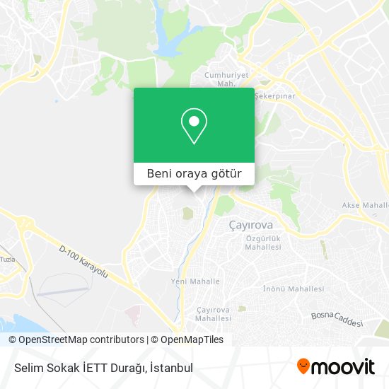 Selim Sokak İETT Durağı harita