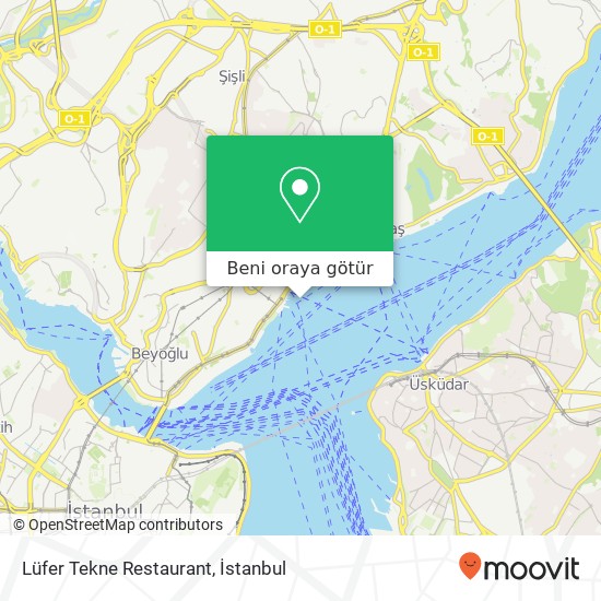 Lüfer Tekne Restaurant harita