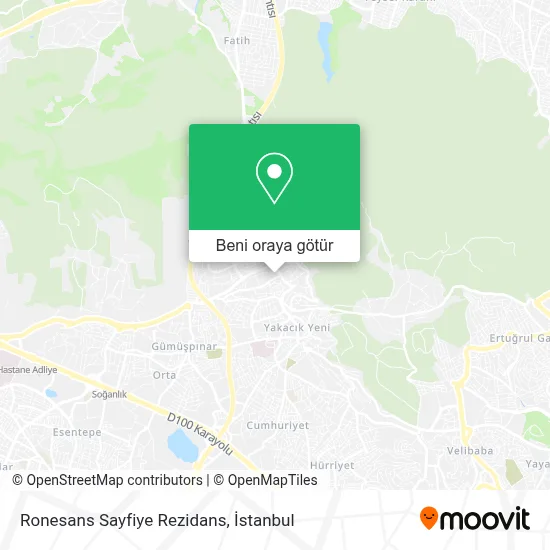 Ronesans Sayfiye Rezidans harita