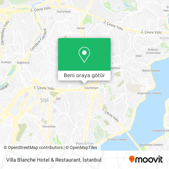 Villa Blanche Hotel & Restaurant harita