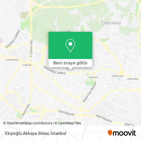 Ekşioğlu Akkaya Sitesi harita