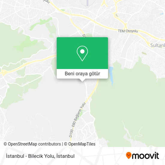 İstanbul - Bilecik Yolu harita