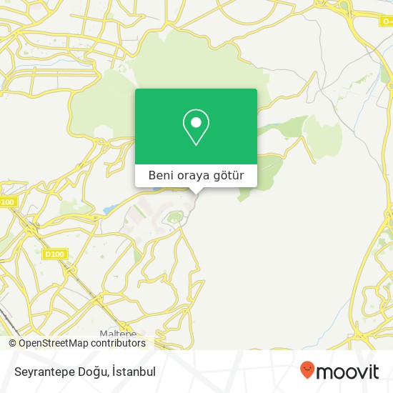 Seyrantepe Doğu harita