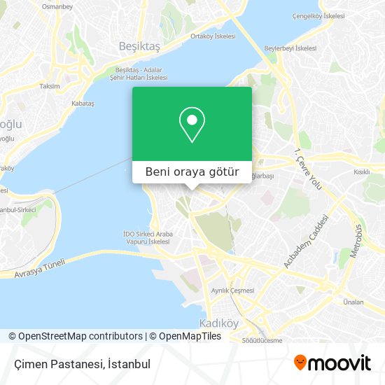 Çimen Pastanesi harita