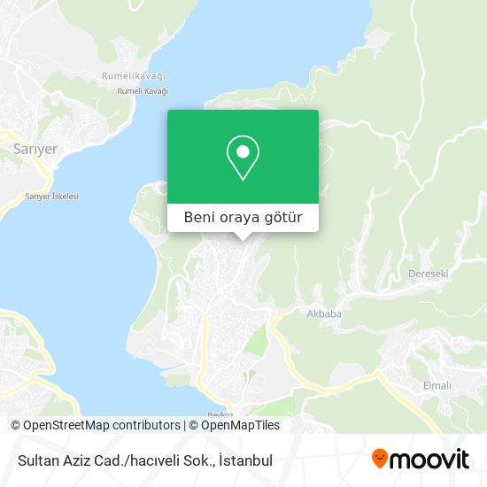 Sultan Aziz Cad./hacıveli Sok. harita