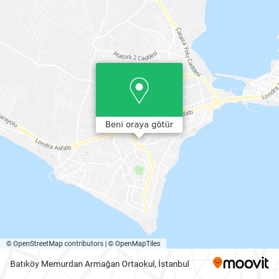 Batıköy Memurdan Armağan Ortaokul harita