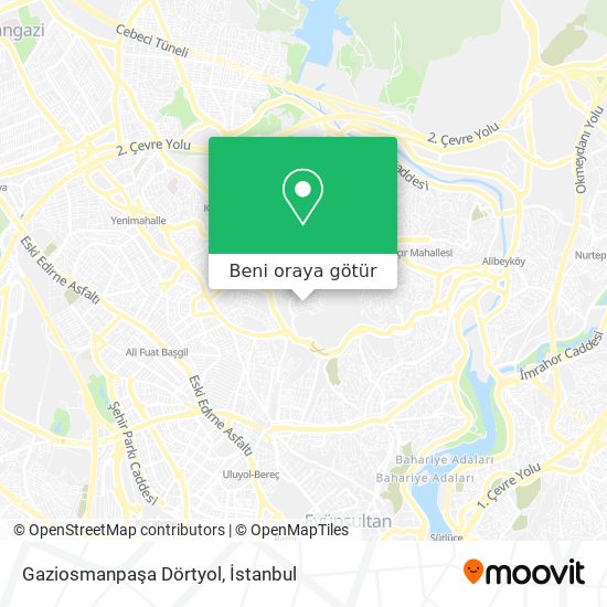 Gaziosmanpaşa Dörtyol harita