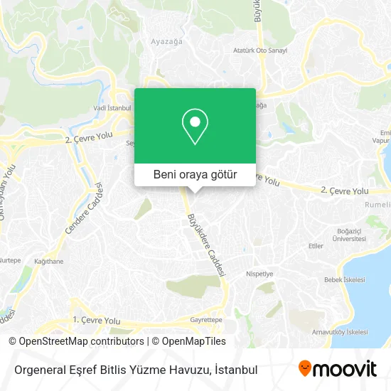 Orgeneral Eşref Bitlis Yüzme Havuzu harita