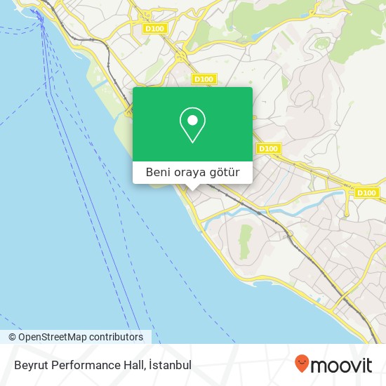Beyrut Performance Hall harita