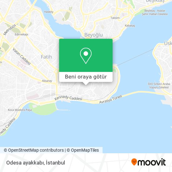 Odesa ayakkabı harita