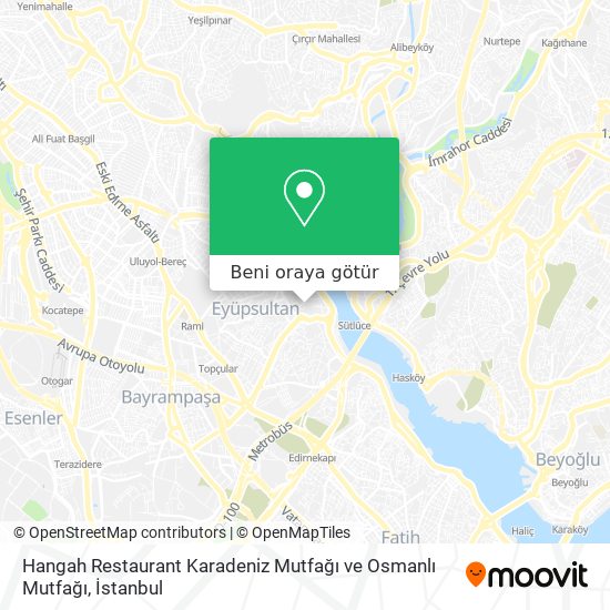 Hangah Restaurant Karadeniz Mutfağı ve Osmanlı Mutfağı harita