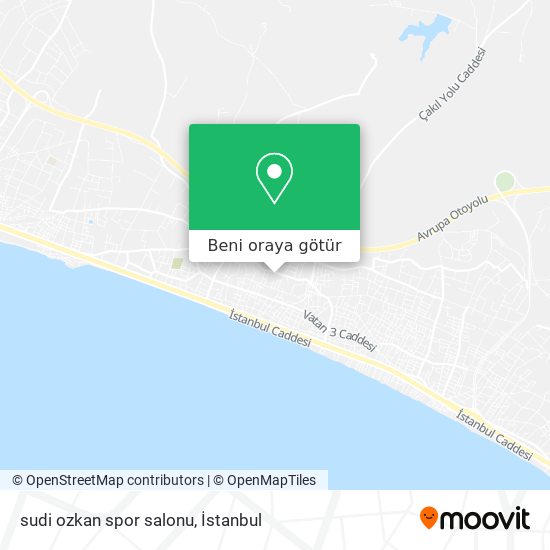 sudi ozkan spor salonu harita