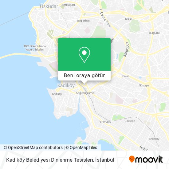 Kadiköy Belediyesi Dinlenme Tesisleri harita