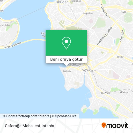 Caferağa Mahallesi harita