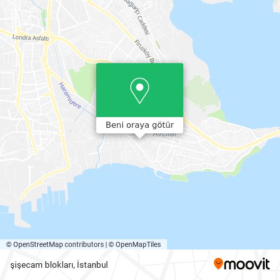 şişecam blokları harita