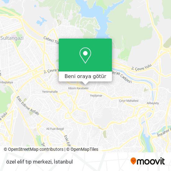 özel elif tıp merkezi harita