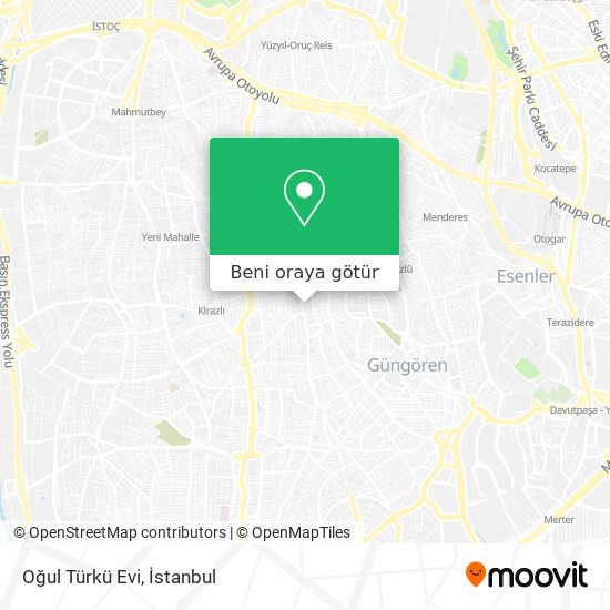 Oğul Türkü Evi harita