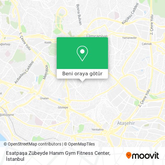 Esatpaşa Zübeyde Hanım Gym Fitness Center harita