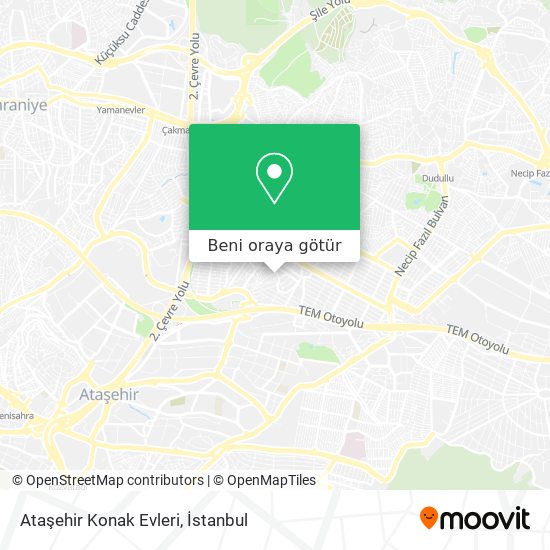 Ataşehir Konak Evleri harita