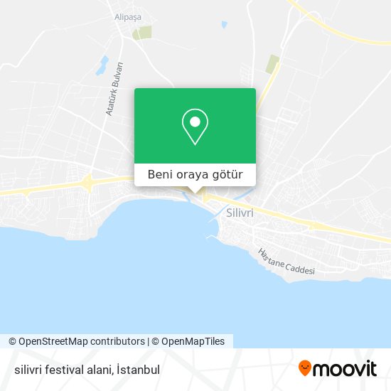 silivri festival alani harita