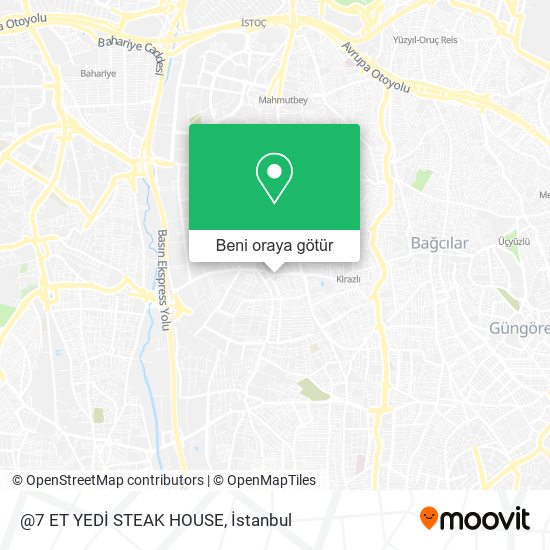 @7 ET YEDİ STEAK HOUSE harita