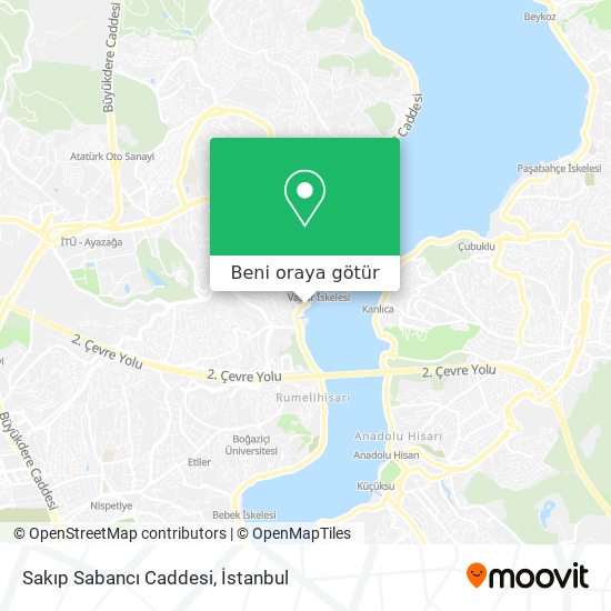 Sakıp Sabancı Caddesi harita