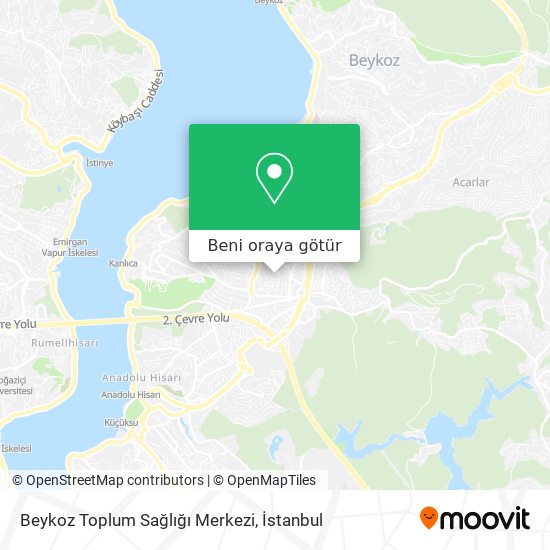 Beykoz Toplum Sağlığı Merkezi harita