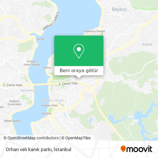 Orhan velı kanık parkı harita